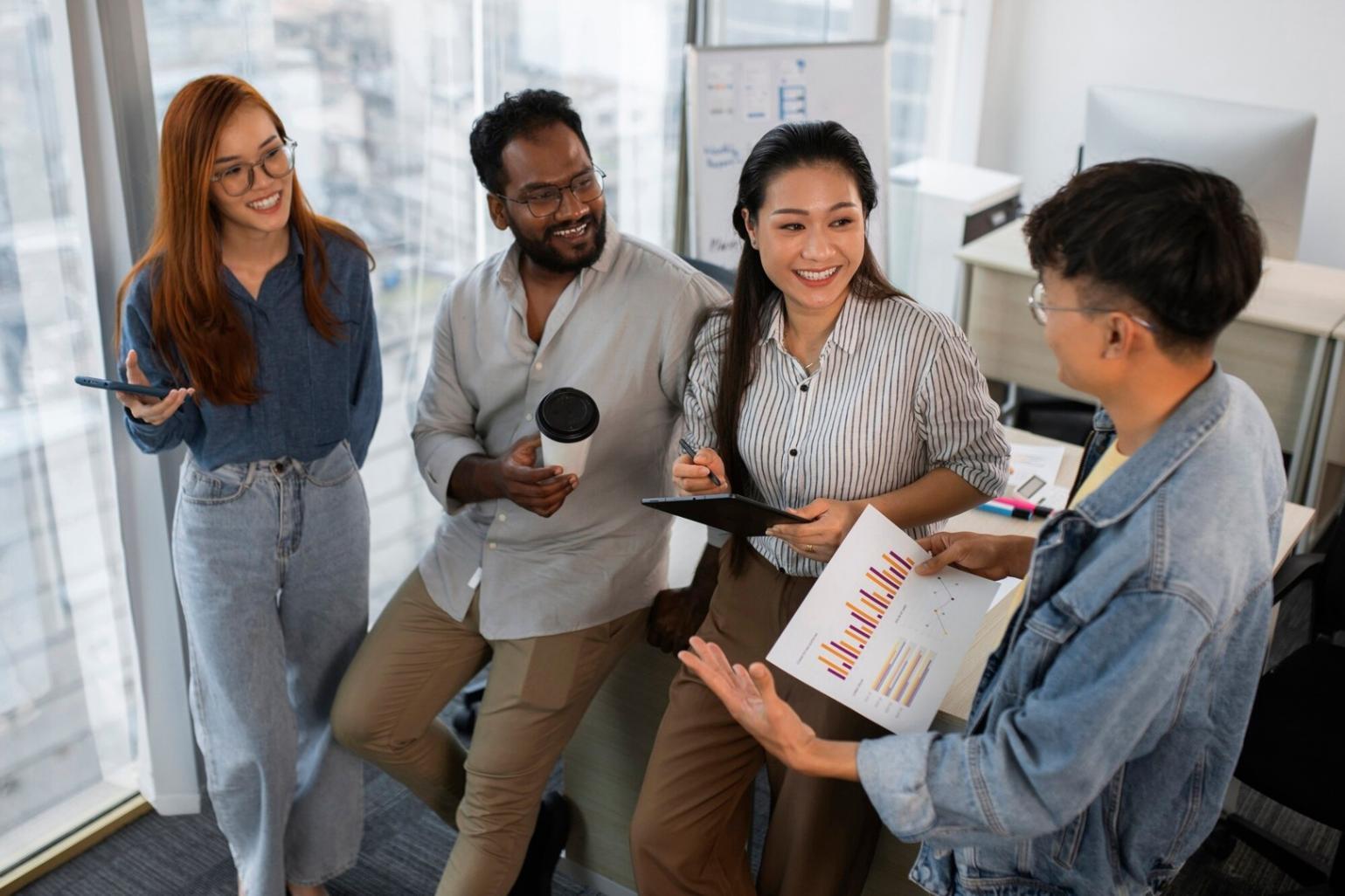 Environnement de travail moderne pour entrepreneurs